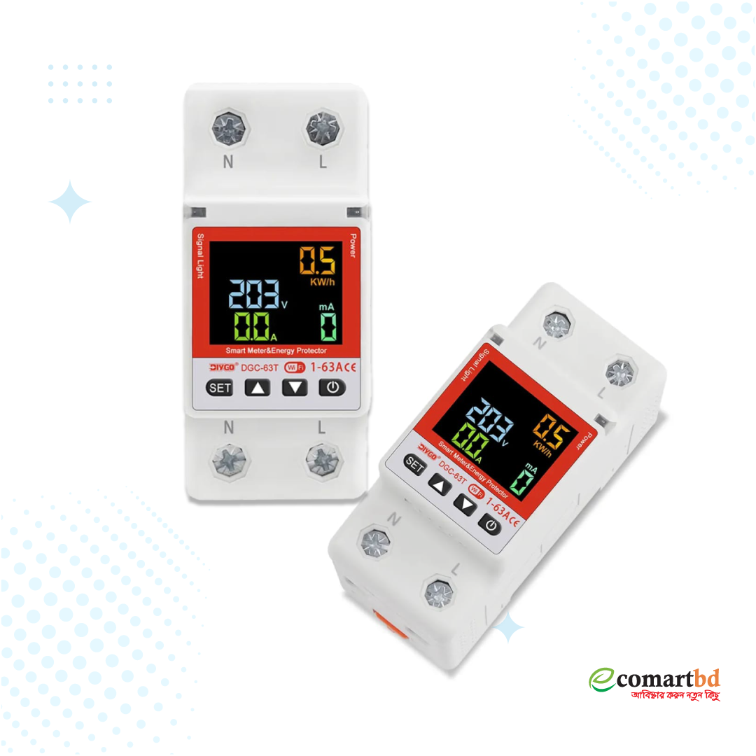 4th Gen. Intelligence Multi-Function Switch / Protector – 63A | NOBBYO Multi-Function Switch | NSH-IMFS-018 - Image 3