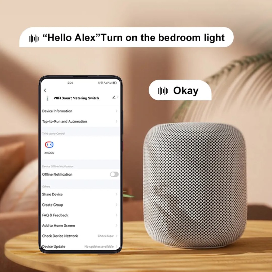 Smart Switch with Voltage & Current Protector – 63A | NOBBYO Smart Switch | NSH-SSVP-006 - Image 3